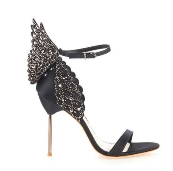 women's leather sandals, sophia webster butterfly wing stiletto with artificial diamond, one-word buckle heels, size: 34-42, black
women's leather sandals, sophia webster butterfly wing stiletto with artificial diamond, one-word buckle heels, size: 34-42, black