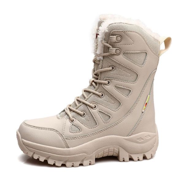 boots men winter snow waterproof military desert combat super warm fur tactical ankle male army work shoes, Black
boots men winter snow waterproof military desert combat super warm fur tactical ankle male army work shoes, Black