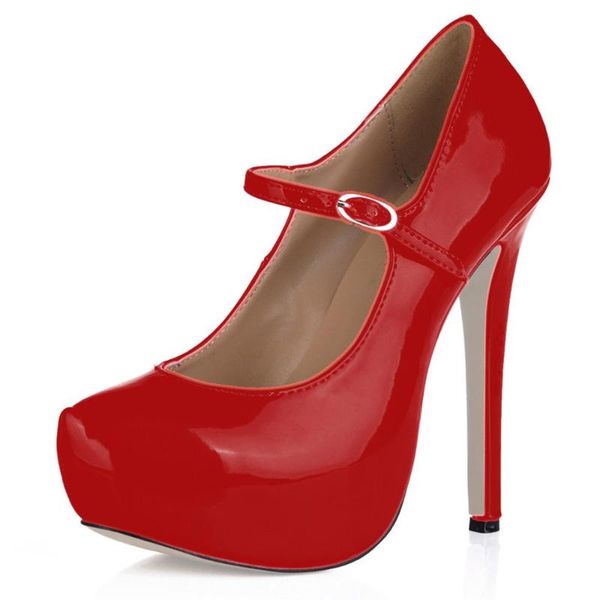 dress shoes llxf ladies platform party stilettos buckle woman 14cm thin high-heeled patent leather crossdresser pumps sapato feminino, Black
dress shoes llxf ladies platform party stilettos buckle woman 14cm thin high-heeled patent leather crossdresser pumps sapato feminino, Black