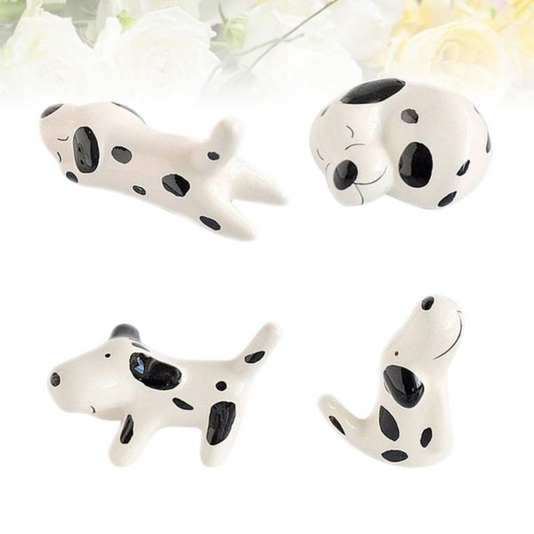 4pcs spotted dog ceramic chopsticks rest japanese style stand rack knife fork holder
4pcs spotted dog ceramic chopsticks rest japanese style stand rack knife fork holder
