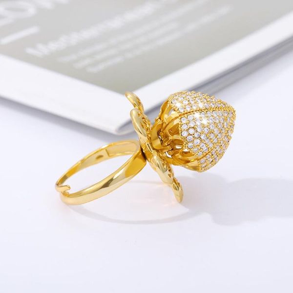 wedding rings 3d rose ring diamond adjustable open gold for women simulated gemstones u90e, Slivery;golden
wedding rings 3d rose ring diamond adjustable open gold for women simulated gemstones u90e, Slivery;golden