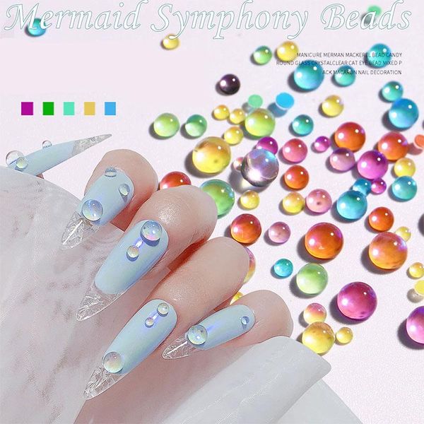 nail art decorations 300pcs mixed size mermaid symphony beads glitter colorful transluce round cat eye crystal rhinestones manicure diy set, Silver;gold
nail art decorations 300pcs mixed size mermaid symphony beads glitter colorful transluce round cat eye crystal rhinestones manicure diy set, Silver;gold