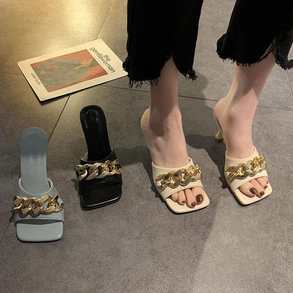 slippers shoes woman's rivet slides thin heels low fashion 2021 soft luxury summer fabric rubber pu rome basic hoof, Black
slippers shoes woman's rivet slides thin heels low fashion 2021 soft luxury summer fabric rubber pu rome basic hoof, Black