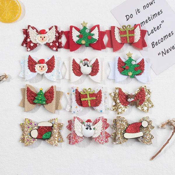 hair accessories 24pc/lot christmas bows clips baby hairpins angel wings for girls kids glitter barrettes headwear, Slivery;white
hair accessories 24pc/lot christmas bows clips baby hairpins angel wings for girls kids glitter barrettes headwear, Slivery;white