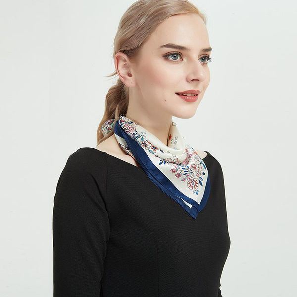 scarves scarf for women spring & autumn feminine 100% silk small floral squares ladies bandana 53*53cm, Blue;gray
scarves scarf for women spring & autumn feminine 100% silk small floral squares ladies bandana 53*53cm, Blue;gray