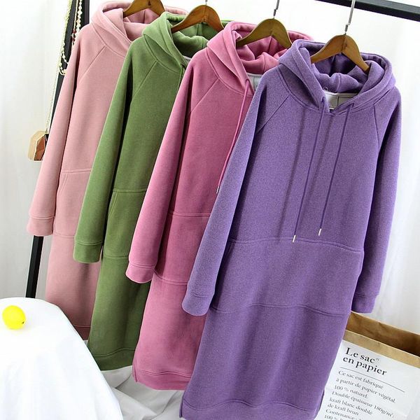 women winter hooded sweatshirt dress long sleeves warm comfortable pullover oversized clothing casual dresses, Black;gray
women winter hooded sweatshirt dress long sleeves warm comfortable pullover oversized clothing casual dresses, Black;gray