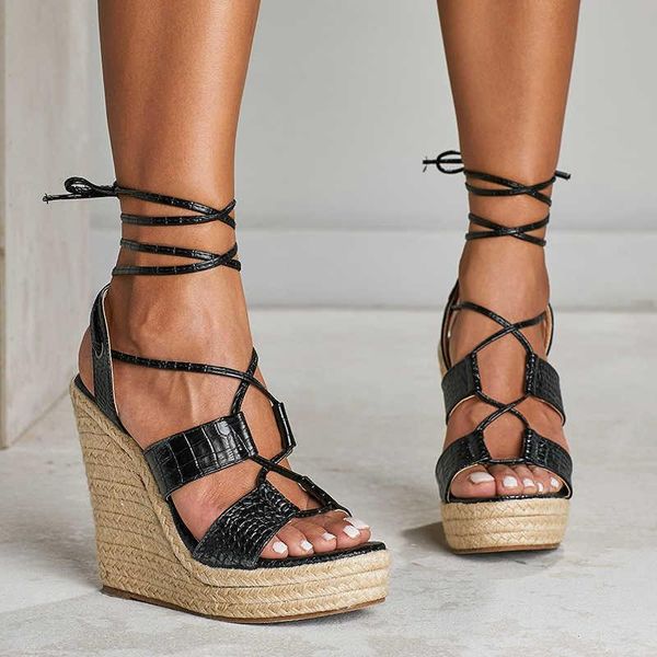 sandals size 35 to 42 roman women's 2021 cross strapping thick woven slope heel high, Black
sandals size 35 to 42 roman women's 2021 cross strapping thick woven slope heel high, Black