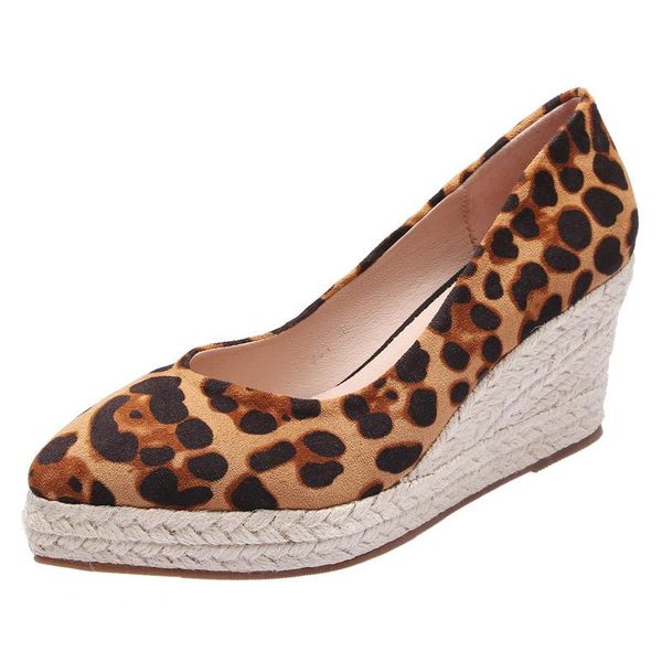 sandals 2021 women 7cm heel leopard flock wedge single shoes women's platform espadrilles spring and autumn high heels, Black
sandals 2021 women 7cm heel leopard flock wedge single shoes women's platform espadrilles spring and autumn high heels, Black