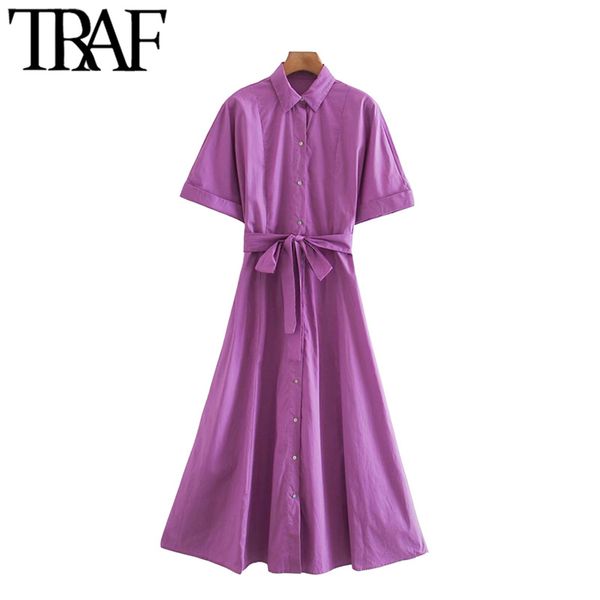 traf women chic fashion with belt button-up loose midi shirt dress vintage short turn-up sleeves female dresses mujer 210415, Black;gray
traf women chic fashion with belt button-up loose midi shirt dress vintage short turn-up sleeves female dresses mujer 210415, Black;gray