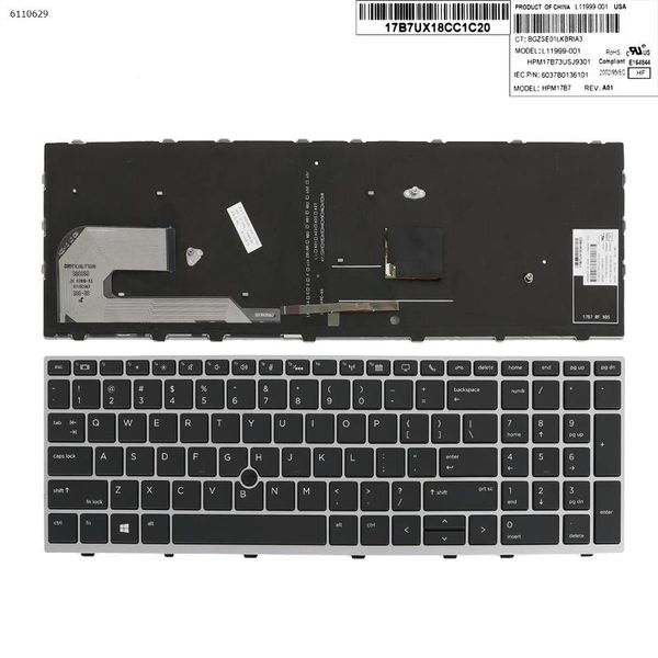 replacement keyboard for elitebook 850 g5 755 g6 zbook 15u lapsilver frame black key keyboards
replacement keyboard for elitebook 850 g5 755 g6 zbook 15u lapsilver frame black key keyboards