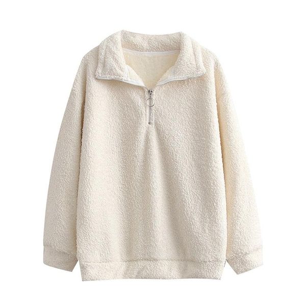 women's jackets zxqj women 2021 fashion faux lamb wool plus velvet zipper embellished coat vintage long sleeve female pulloverchic, Black;brown
women's jackets zxqj women 2021 fashion faux lamb wool plus velvet zipper embellished coat vintage long sleeve female pulloverchic, Black;brown