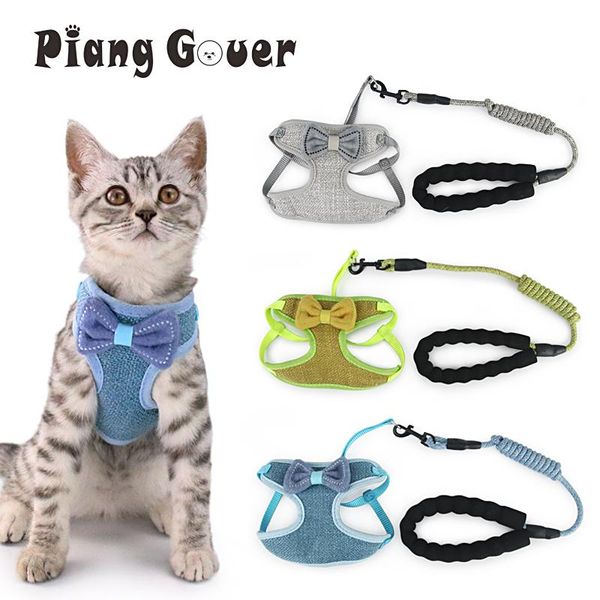 cat collars & leads bow harness pet leashes chest adjustable bowknot cats walk strap vest
cat collars & leads bow harness pet leashes chest adjustable bowknot cats walk strap vest