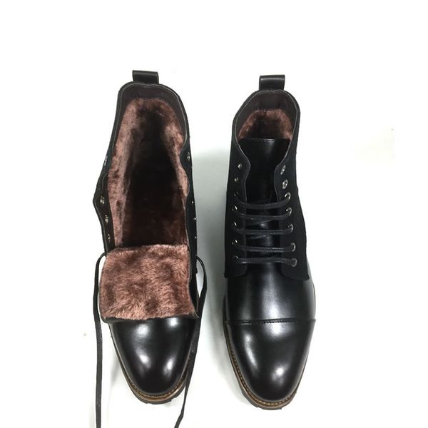 2022 men boots leather ankle boots plus velvet men boots shoes outdoor casual men winter warm snow, Black
2022 men boots leather ankle boots plus velvet men boots shoes outdoor casual men winter warm snow, Black