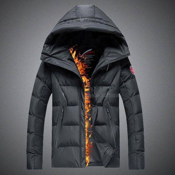 men's down & parkas autumn winter men's fashion hooded collar windbreaker men clothing plus size m-4xl coat ropa de hombre wholesal, Black
men's down & parkas autumn winter men's fashion hooded collar windbreaker men clothing plus size m-4xl coat ropa de hombre wholesal, Black
