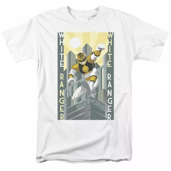 mighty morphin power rangers white ranger deco t shirt mens licensed tee white, White;black
mighty morphin power rangers white ranger deco t shirt mens licensed tee white, White;black
