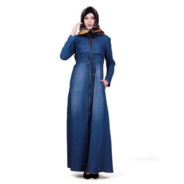 casual dresses 2021 women long dress adjustable waist sleeve denim zipper ramadan islamic ankle-length, Black;gray
casual dresses 2021 women long dress adjustable waist sleeve denim zipper ramadan islamic ankle-length, Black;gray