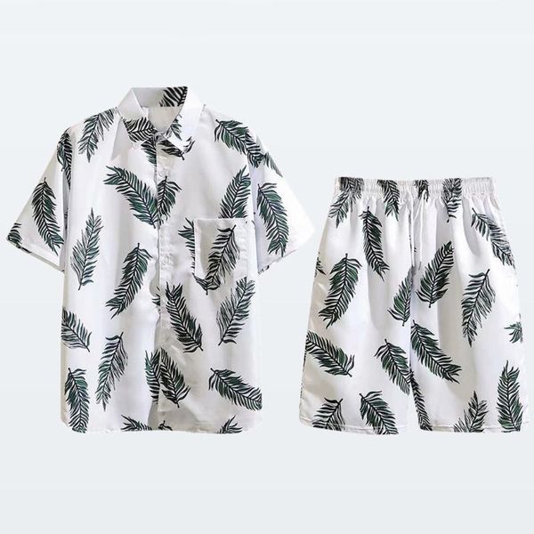 jogging clothing men's summer fashion print short sleeve shorts set shirt pocket vocation, Black;red
jogging clothing men's summer fashion print short sleeve shorts set shirt pocket vocation, Black;red