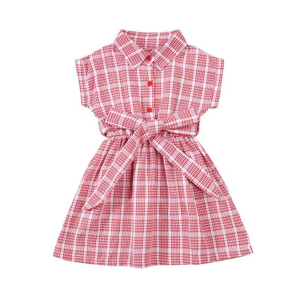 fashion summer plaid dress infant baby girl belted button down sleeveless lapel one-piece toddler clothing outfits girl's dresses, Red;yellow
fashion summer plaid dress infant baby girl belted button down sleeveless lapel one-piece toddler clothing outfits girl's dresses, Red;yellow