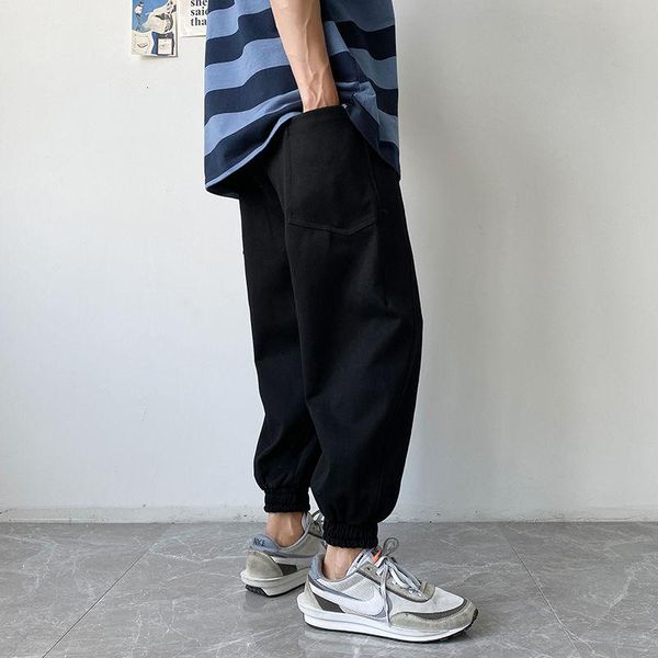 autumn man's fashion stitching loose sports knitted trousers bound feet solid color casual pants m-2xl men's, Black
autumn man's fashion stitching loose sports knitted trousers bound feet solid color casual pants m-2xl men's, Black