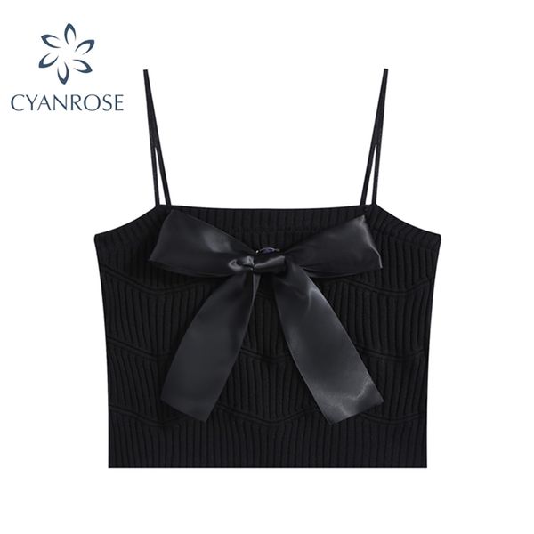 women's black spaghetti strap strapless summer elegant goth big bow camisole clubwear night party bar y2k tank 210430, White
women's black spaghetti strap strapless summer elegant goth big bow camisole clubwear night party bar y2k tank 210430, White