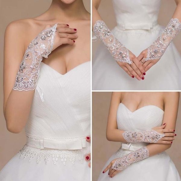 bridal gloves 1 pair lace fashion hollow out flower dew finger bandage dress accessories wedding decorations, White
bridal gloves 1 pair lace fashion hollow out flower dew finger bandage dress accessories wedding decorations, White