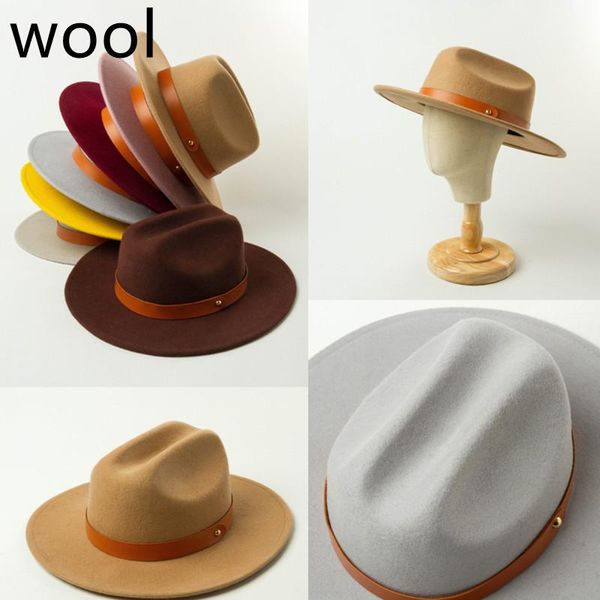 shallow fedora hat wool high product fine woolen cloth belt decoration jazz fashion felt wide brim hats, Blue;gray
shallow fedora hat wool high product fine woolen cloth belt decoration jazz fashion felt wide brim hats, Blue;gray