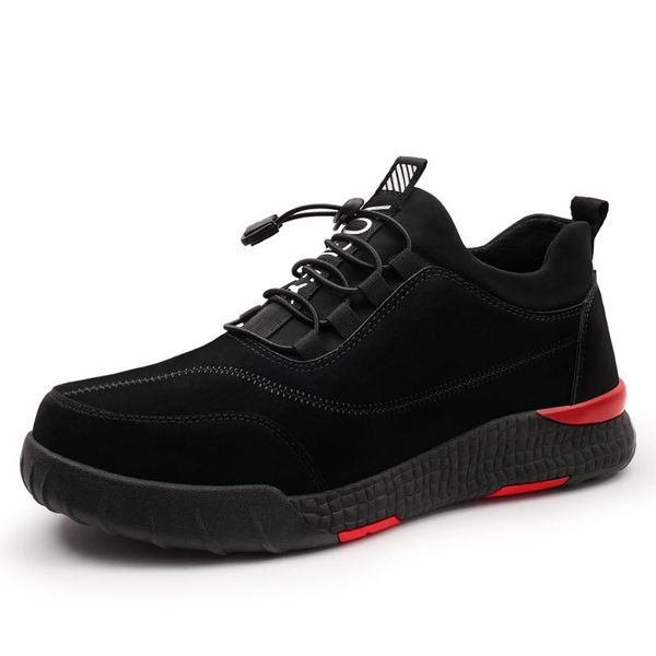 boots design men's leisure big size steel toe covers wrok safety shoes cow suede leather worker shoe tooling security zapato, Black
boots design men's leisure big size steel toe covers wrok safety shoes cow suede leather worker shoe tooling security zapato, Black