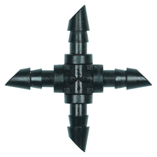 watering equipments 1/4" hose cross 4-way barbed connecters 4/7mm tubing coupling joint garden greenhouse plant drip irrigation fitting
watering equipments 1/4" hose cross 4-way barbed connecters 4/7mm tubing coupling joint garden greenhouse plant drip irrigation fitting