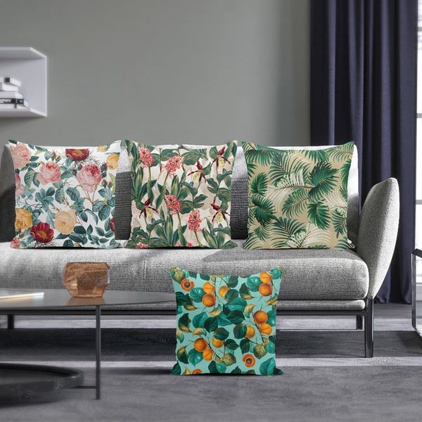 tropical style decortive pillows plant pattern cushion cover for living room sofa housse de coussin nordic home decor cushion/decorative pil
tropical style decortive pillows plant pattern cushion cover for living room sofa housse de coussin nordic home decor cushion/decorative pil