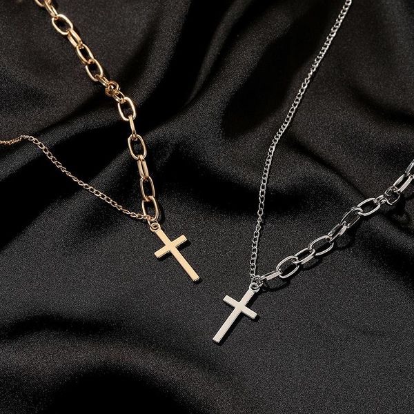 chains necklace asymmetric cross european and american exquisite clavicle accessories simplicity temperament, Silver
chains necklace asymmetric cross european and american exquisite clavicle accessories simplicity temperament, Silver