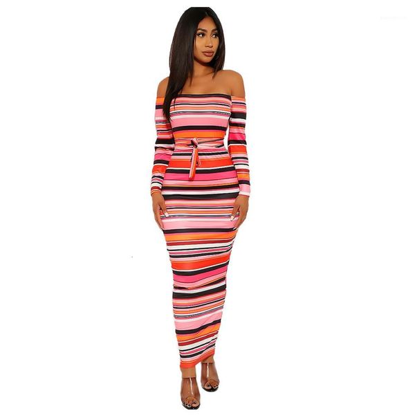 de mujer autumn women clothes slash neck striped bandge dress fashion casual midi dresses vestidos, Black;gray
de mujer autumn women clothes slash neck striped bandge dress fashion casual midi dresses vestidos, Black;gray