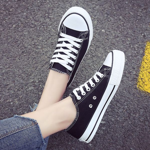 solid white canvas flats british style lace up flat shoes for women flat heel cloth casual shoes woman student shoes female a3t6, Black
solid white canvas flats british style lace up flat shoes for women flat heel cloth casual shoes woman student shoes female a3t6, Black