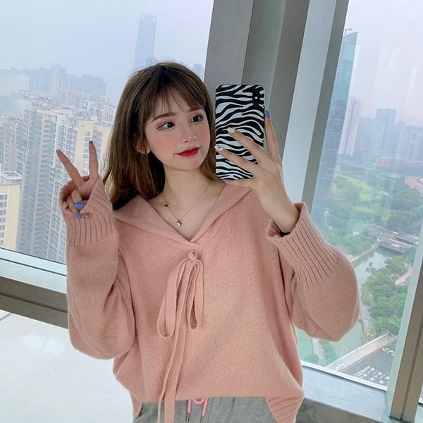 women's sweaters preppy style sailor collar long sleeve pullover women spring pink indie fashion loose lace sweety autumn knitted, White;black
women's sweaters preppy style sailor collar long sleeve pullover women spring pink indie fashion loose lace sweety autumn knitted, White;black
