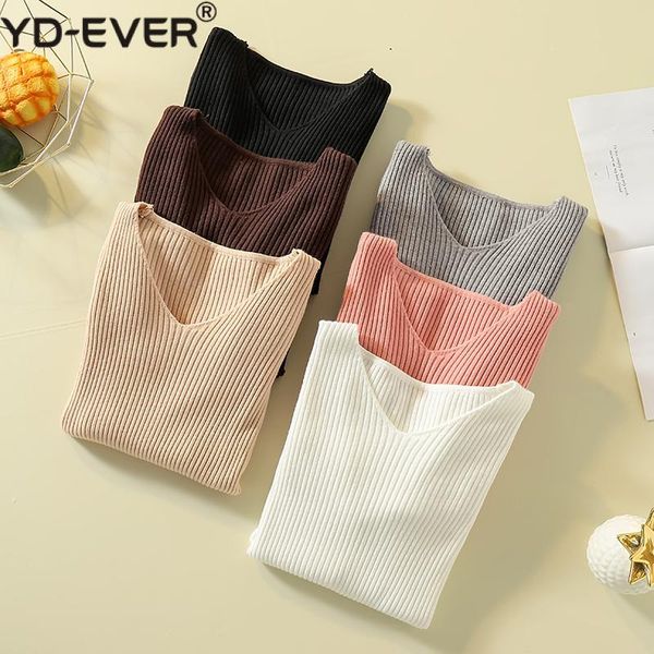 women's sweaters 2021 pullover knit sweater women winter clothes jumper v neck soft rib knitted knitwear pull femme sweate, White;black
women's sweaters 2021 pullover knit sweater women winter clothes jumper v neck soft rib knitted knitwear pull femme sweate, White;black
