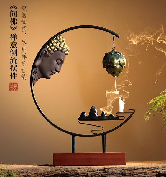fragrance lamps modern incense burner set backflow waterfall living room decoration quemador de incienso spiritual decor bc50xl
fragrance lamps modern incense burner set backflow waterfall living room decoration quemador de incienso spiritual decor bc50xl