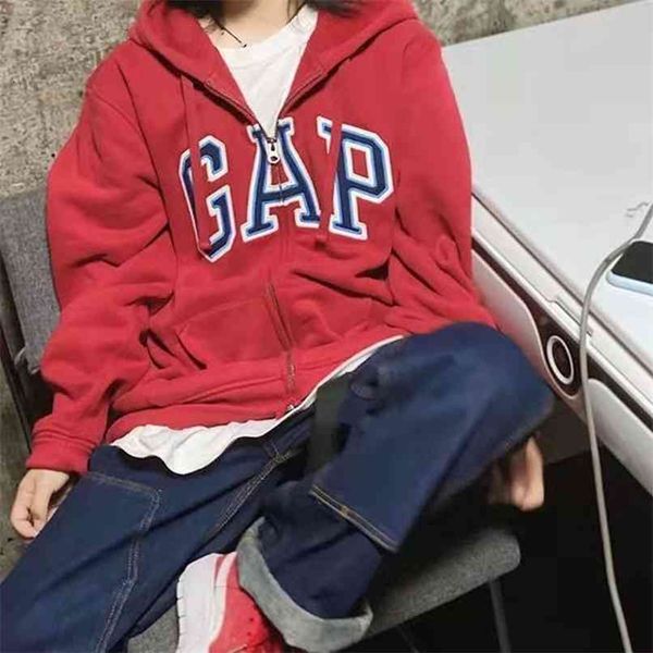 fall women's large size letter embroidered loose women's zipper large size hoodie round neck y2k korean 210830, Black
fall women's large size letter embroidered loose women's zipper large size hoodie round neck y2k korean 210830, Black