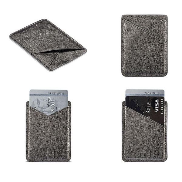 card holders ultra slim leather mobile phone id holder wallet credit pocket adhesive sticker, Brown;gray
card holders ultra slim leather mobile phone id holder wallet credit pocket adhesive sticker, Brown;gray