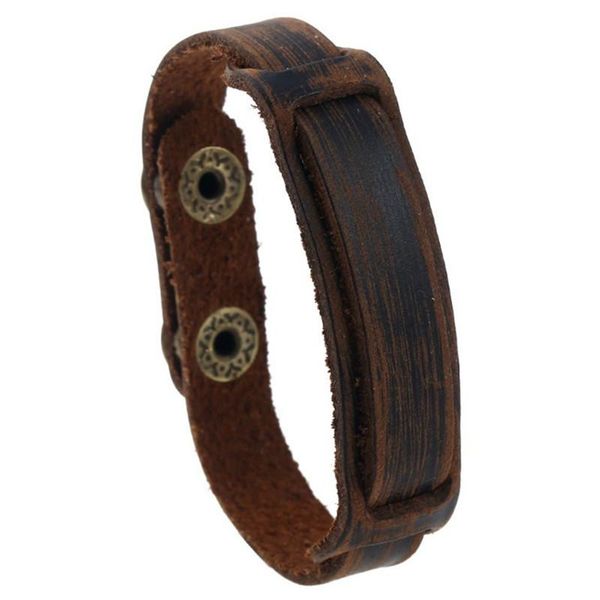 cuff cool mens leather wristband bracelets vintage genuine bangle bracelet for men trendy jewelry brown, White
cuff cool mens leather wristband bracelets vintage genuine bangle bracelet for men trendy jewelry brown, White