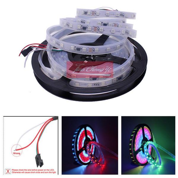 strips ws2811 60led/m 24v led strip addressable digital rgb flexible ip67 waterproof 5m
strips ws2811 60led/m 24v led strip addressable digital rgb flexible ip67 waterproof 5m