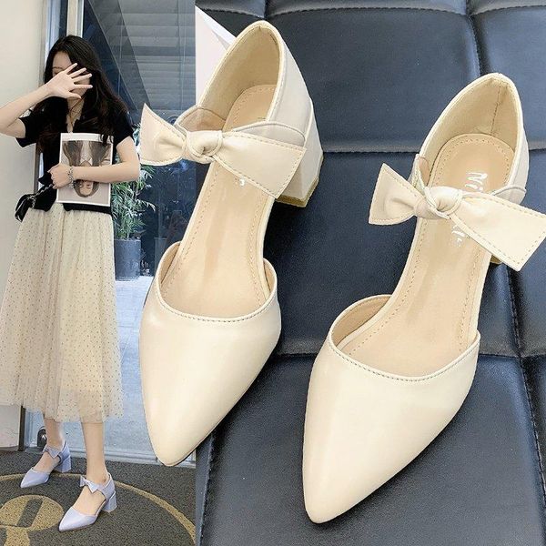 sandals 2021 summer bowknot single shoes women's thick heel korean style pointed toe gentle wind mid-heel, Black
sandals 2021 summer bowknot single shoes women's thick heel korean style pointed toe gentle wind mid-heel, Black