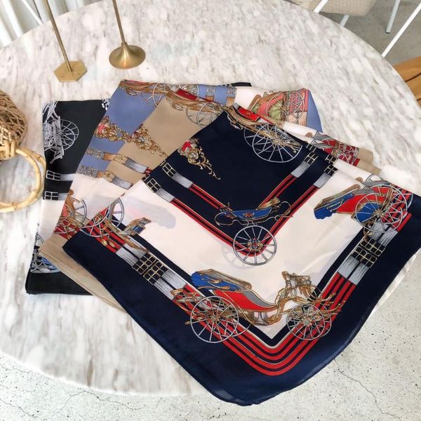 scarves yishine 2021 70x70cm carriage voiture print square scarf women bandana hairband lady head wraps female shawl neckerchief, Blue;gray
scarves yishine 2021 70x70cm carriage voiture print square scarf women bandana hairband lady head wraps female shawl neckerchief, Blue;gray