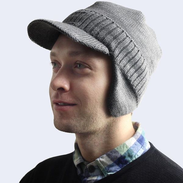 berets pragmapism knitted hat visors men women velvet baseball caps autumn winter bib ear protection warm woolen cap bomber hats, Blue;gray
berets pragmapism knitted hat visors men women velvet baseball caps autumn winter bib ear protection warm woolen cap bomber hats, Blue;gray