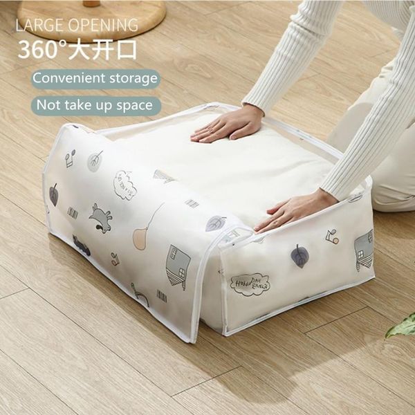 storage bags 1pcs household quilt bag peva cartoon printing clothes clothing finishing moisture-proof and dust-proof
storage bags 1pcs household quilt bag peva cartoon printing clothes clothing finishing moisture-proof and dust-proof