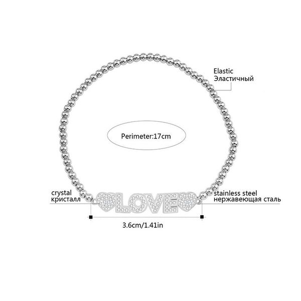 link, chain fashion stainless steel letter l-o-v-e plated rose gold bracelet for ladies, Black
link, chain fashion stainless steel letter l-o-v-e plated rose gold bracelet for ladies, Black