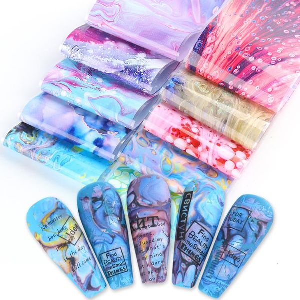 stickers & decals 10pcs mix starry marble nail foil wraps gradient design adhesive for nails spring year manicure decorations ly2012, Black
stickers & decals 10pcs mix starry marble nail foil wraps gradient design adhesive for nails spring year manicure decorations ly2012, Black