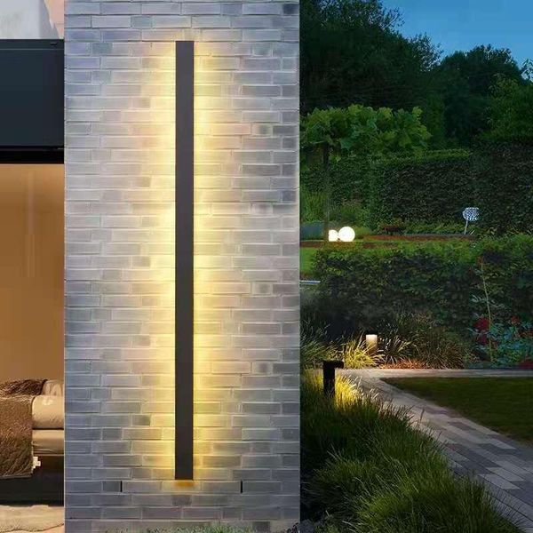 wall lamps modern waterproof led long strip lamp outdoor aluminum porch garden sconce villa bedroom 110/220v light luminaire
wall lamps modern waterproof led long strip lamp outdoor aluminum porch garden sconce villa bedroom 110/220v light luminaire