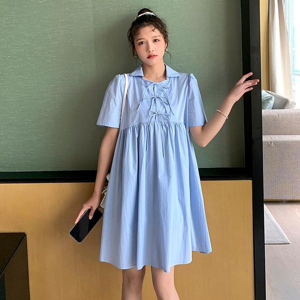 maternity dresses 372# clothes summer short sleeves cotton plain color blue loose stylish dress pregnant women pregnancy, White
maternity dresses 372# clothes summer short sleeves cotton plain color blue loose stylish dress pregnant women pregnancy, White