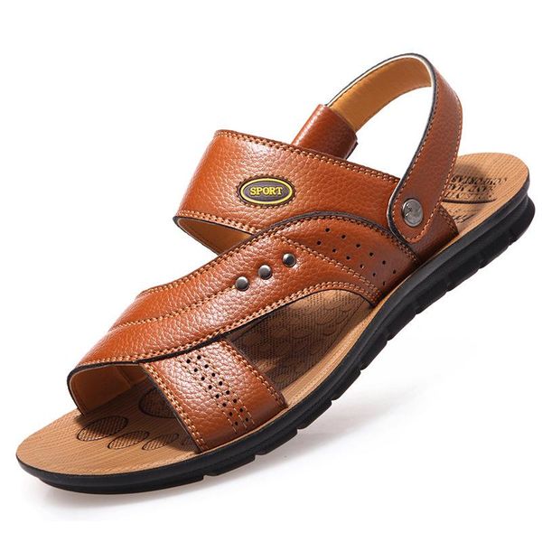 sandals fashion mens anti-slip men shoes lightweight leather waterproof sandalia masculina flip flops male slippers flat, Black
sandals fashion mens anti-slip men shoes lightweight leather waterproof sandalia masculina flip flops male slippers flat, Black