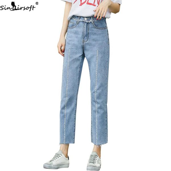 women's jeans 2021 letter printing fashion personality straight high waist woman betrend loose thin denim pants women, Blue
women's jeans 2021 letter printing fashion personality straight high waist woman betrend loose thin denim pants women, Blue