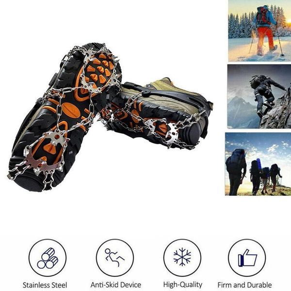 cords, slings and webbing 1 pair 19 teeth crampons steel anti-slip tool shoes winter over climbing ice gripper cover cleats
cords, slings and webbing 1 pair 19 teeth crampons steel anti-slip tool shoes winter over climbing ice gripper cover cleats